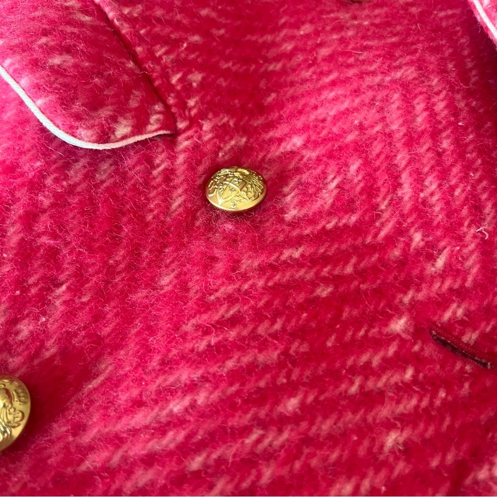 J Crew Diamond Tweed Peacoat in Pink 2 - Picture 12 of 15